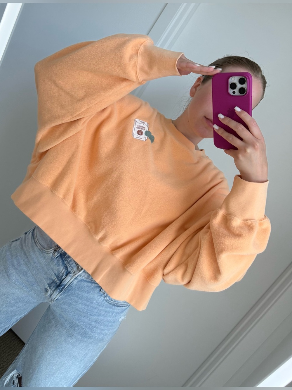 Nike Naomi Osaka Phoenix Fleece Over-Oversized Crew-Neck Sweatshirt Size M